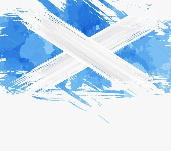 Абстрактный флаг Шотландии — стоковый вектор