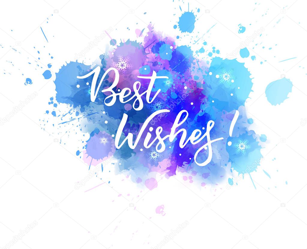 Best wishes calligraphy