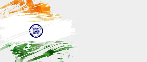 인도의 추상 국기 — 스톡 벡터