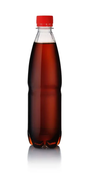 Plastic Bottle Cola Isolated White — Stock Photo, Image