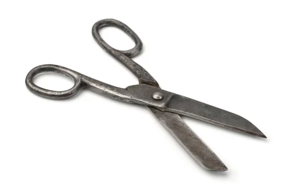 Big Old Scissors Isolated White — Stock Photo, Image