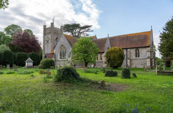 St Mary Hambleden köyü bakire kilisede — Stok fotoğraf