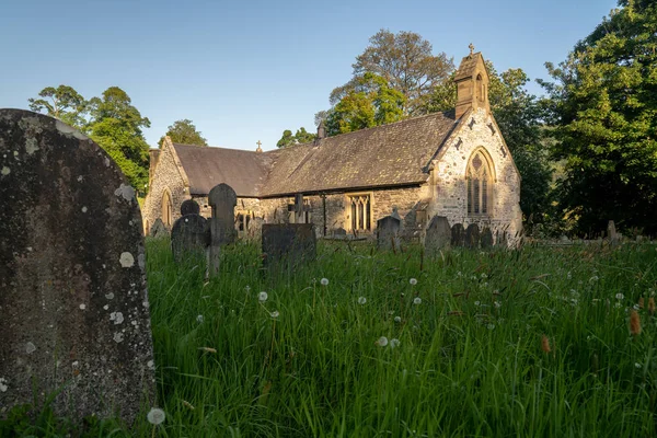Farní Kostel Llantysilio Poblíž Llangollen Severním Walesu — Stock fotografie