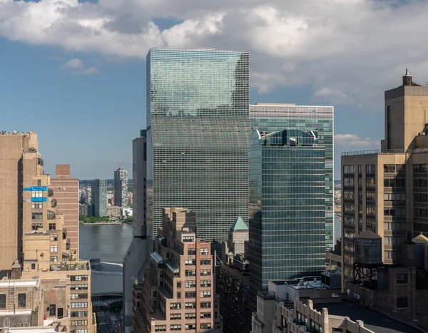 New York'ta Birleşmiş Milletler Genel Merkezi — Stok fotoğraf