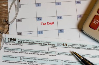 Kartpostal vergi dosyalama form 1040 Basitleştirilmiş sağlar