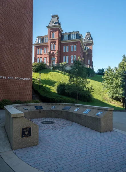 Bergbeklimmer veld aan West Virginia University in Morgantown Wv — Stockfoto