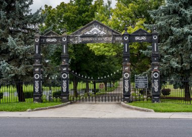 Winchester VA Mt Hebron Mezarlığı'na giriş