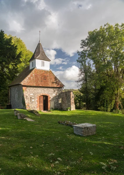 La chiesa più piccola d'Inghilterra a Lullington — Foto Stock