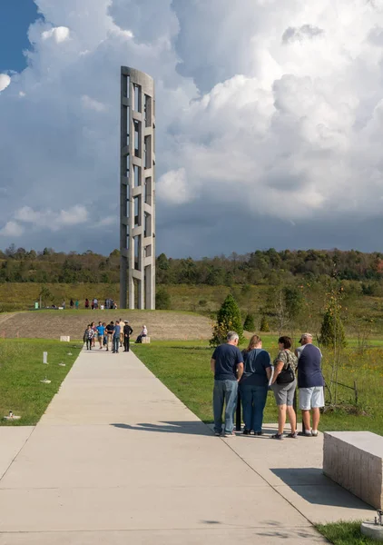 Den 11 september 2001 minnesplatsen för Flight 93 i Shanksville Pennsylvania — Stockfoto