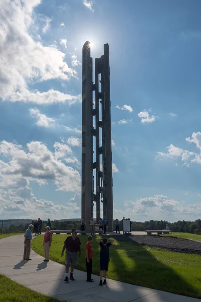 11 de setembro de 2001 em memória do voo 93 em Shanksville Pensilvânia — Fotografia de Stock