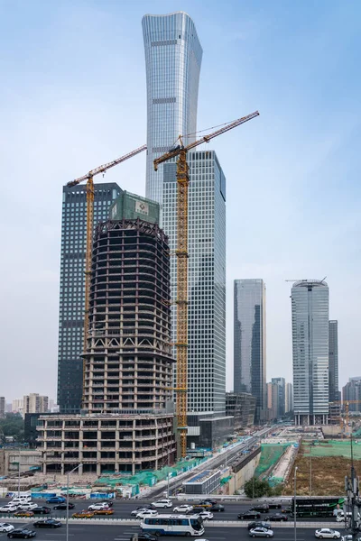 CITIC HQ building in City Business District in Beijing — Stock Photo, Image