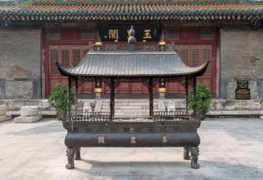 Tütsü brülör Yuhuang Pavyonu Tianjin