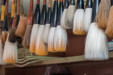 Geleneksel Çin kaligrafi fırçaları mağaza