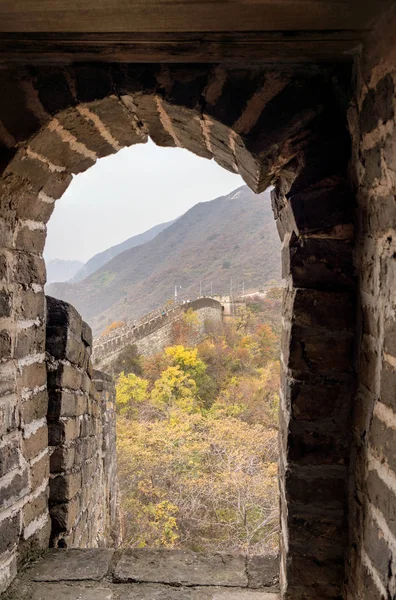 Mutianyu 'da Çin Seddi — Stok fotoğraf