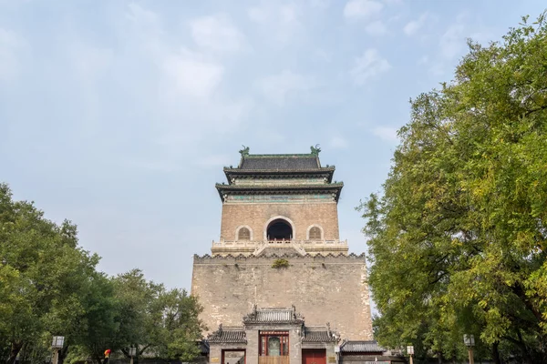 Detail of the Bell tower in Beijing, China — Stock Photo, Image