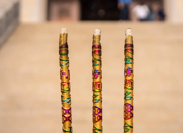 Incense burner at temple at Laoshan near Qingdao — Stock Photo, Image