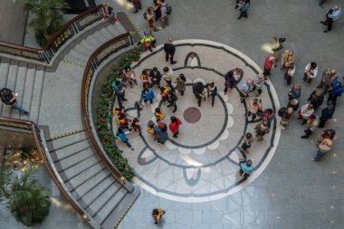 Shanghai Müzesi Çin sanatı bina iç