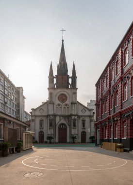 Saint Josephs kilisede Huangpu district Shanghai