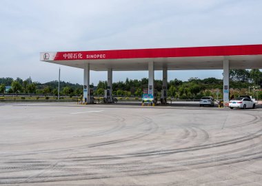 Benzin veya gaz istasyonu Çin