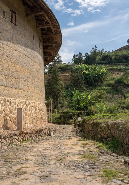 Круговая община Тулоу на объекте Всемирного наследия ЮНЕСКО — стоковое фото