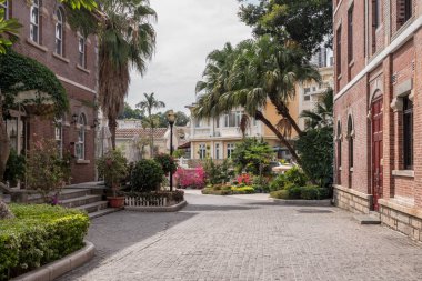 Tarih ve kültür Gulangyu Adası yakın Xiamen Çin üzerinde