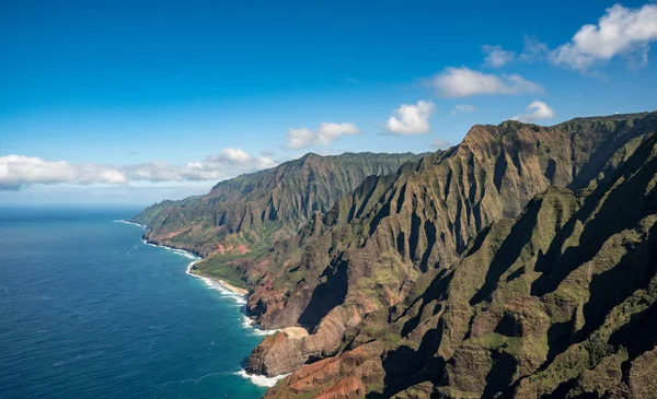 Trädgård kauaiensis från helikoptertur — Stockfoto