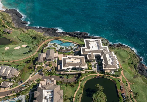 Ilha Jardim de Kauai de passeio de helicóptero — Fotografia de Stock