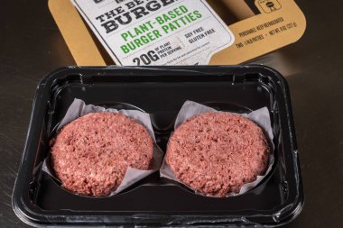 Beyond Et bitki tabanlı burger paketi iki köfte