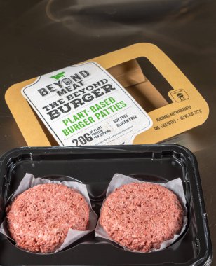 Beyond Et bitki tabanlı burger paketi iki köfte