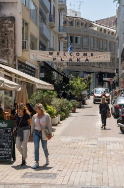 Atina Yunanistan Plaka antik yerleşim bölgesi