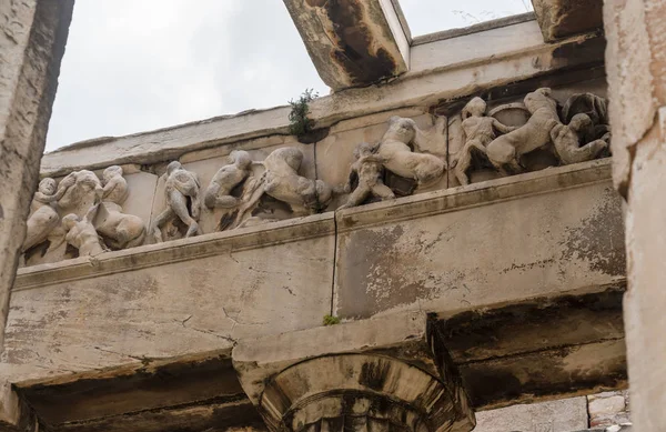 Dettaglio del Tempio di Efesto in Agorà greca — Foto Stock