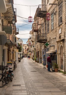 Nafplio Eski Şehir dar sokakları