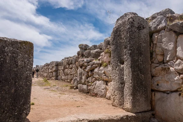 Antika grekiska historiska platsen för Tiryns i Peloponnesos Grekland — Stockfoto