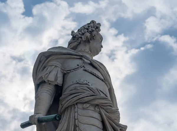 Estatua del conde Mattias von der Schulenburg en Corfú — Foto de Stock