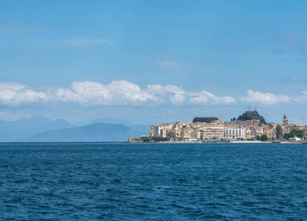 Gamla stan i Kerkyra på ön Korfu — Stockfoto