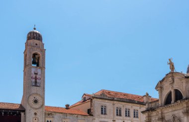 Dubrovnik eski şehir Fransisken Manastırı Çan kulesi