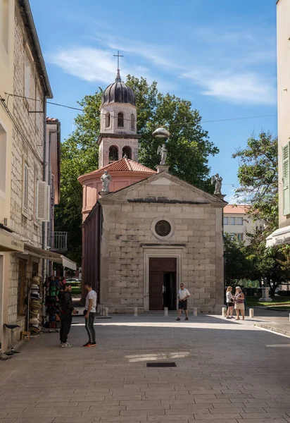 Kyrkan Our Lady of Health i gamla stan i Zadar i Kroatien — Stockfoto