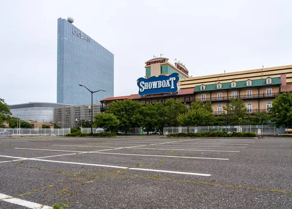 Ocean Resort és a Showboat Casino Atlantic City-ben New Jersey partvidék — Stock Fotó