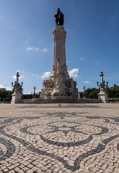 Marques de Pombal statue in Lisbon — Stock Photo, Image