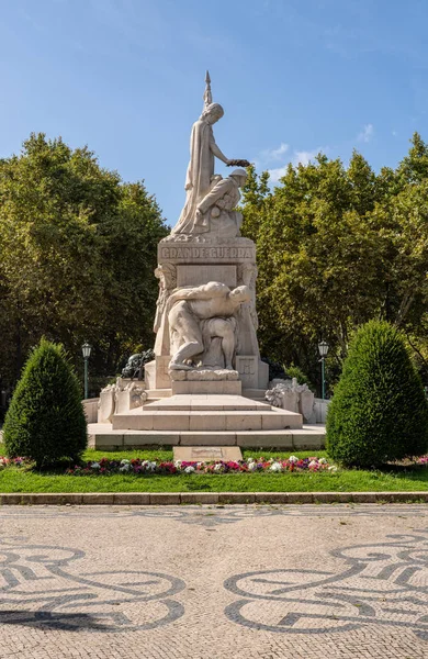 Пам'ятник мертвим великої війни в Лісабоні — стокове фото