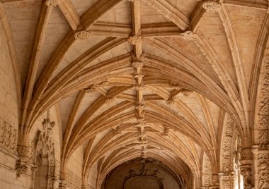 Lizbon yakınlarındaki Belem'deki Jeronimos Manastırı, Portekiz