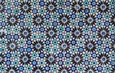 Lizbon Portekiz geometrik duvar karoları desen