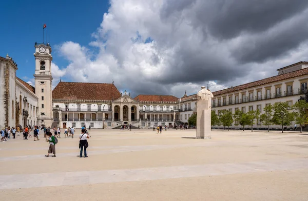 Main quadrangle of University of Coimbra — Stock Photo, Image