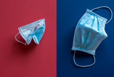 Cumhuriyetçi Demokrat devletlere karşı maskelerle yüzleşmek için farklı yaklaşım kavramı