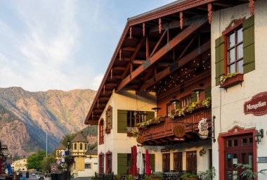 Leavenworth, WA - 25 August 2025:Goose Creek Estate Winery in the Alpine German village in the Cascade Mountains in Washington State