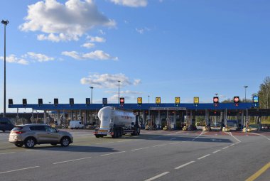 Toll road, Rusya, Moscow region, 17 Eylül 2018.