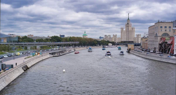 Moskova nehrinin manzarası — Stok fotoğraf