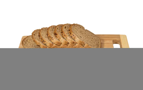 Cereal bread on a cutting board — Stock Photo, Image