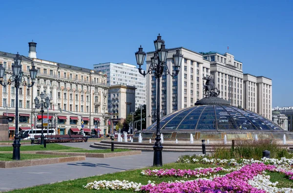 Praça Manege, Duma do Estado — Fotografia de Stock