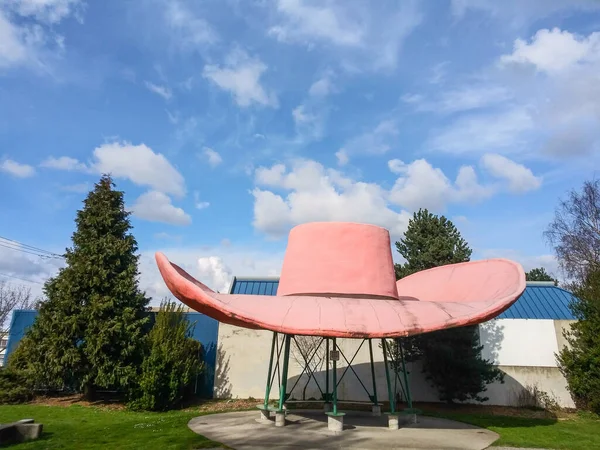 Hat Boots Una Atracción Punto Referencia Barrio Georgetown Seattle Washington — Foto de Stock